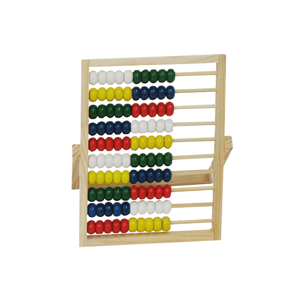ΑΡΙΘΜΗΤΗΡΙΟ 100 ΜΠΙΛΙΕΣ ΞΥΛΙΝΟ 14x18.5cm