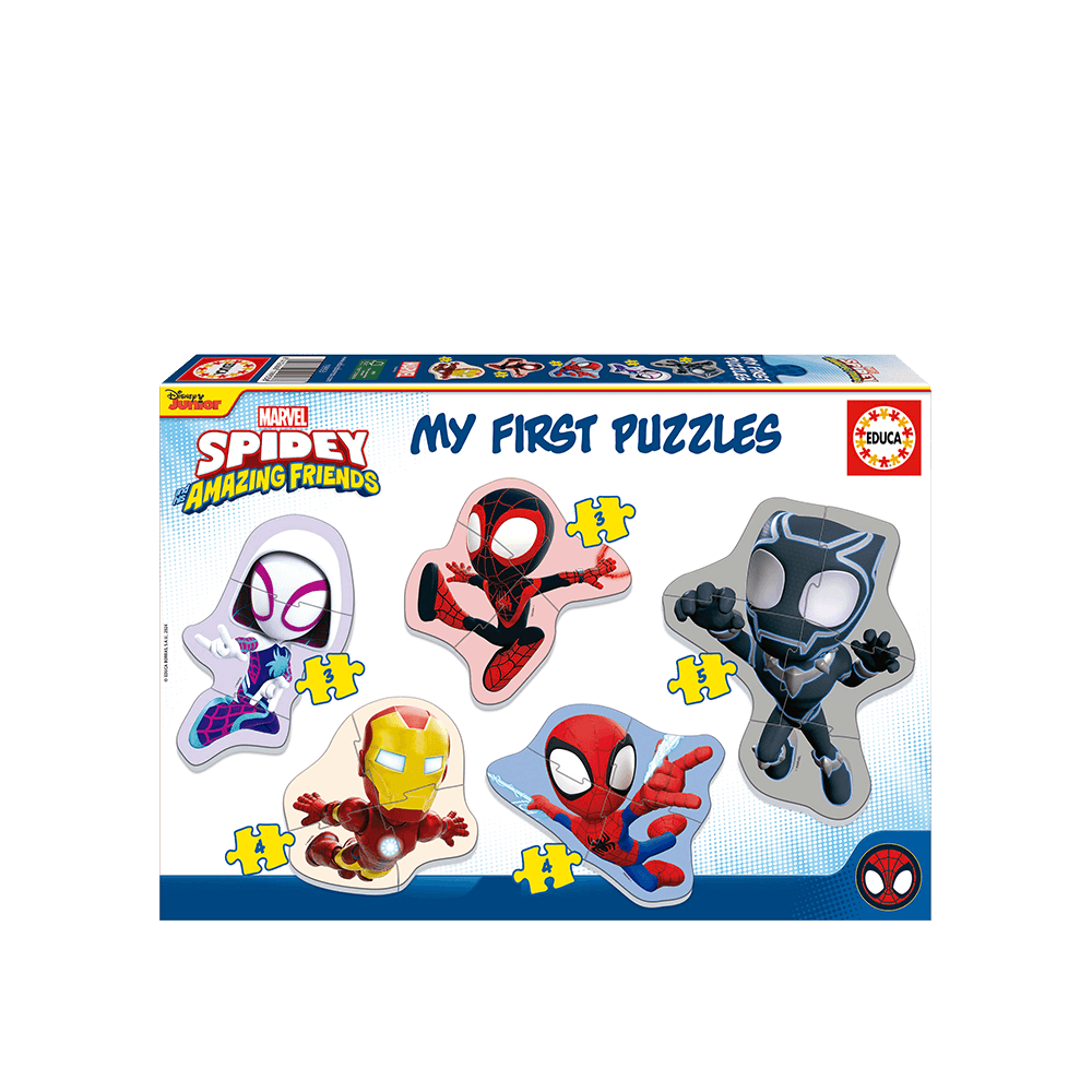 EDUCA ΠΑΖΛ 2+ 3-5 ΚΟΜΜΑΤΙΑ 5 ΣΧΕΔΙΑ 31.6x 21.7x4.6cm SPIDEY