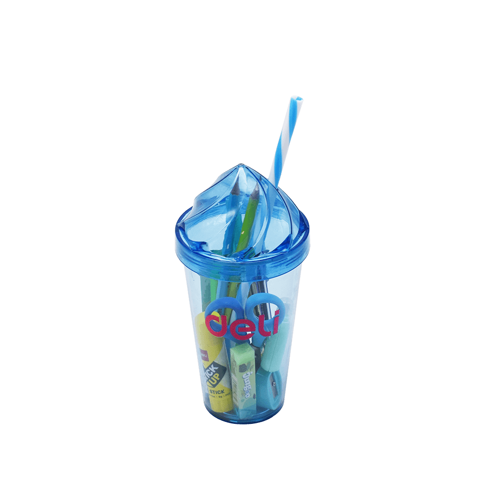 DELI ΠΟΤΗΡΙ ΓΕΜ. ΠΛΑΣΤ. 10Τ BACK TO SCHOOL 095395 ΜΠΛΕ 15Τ
