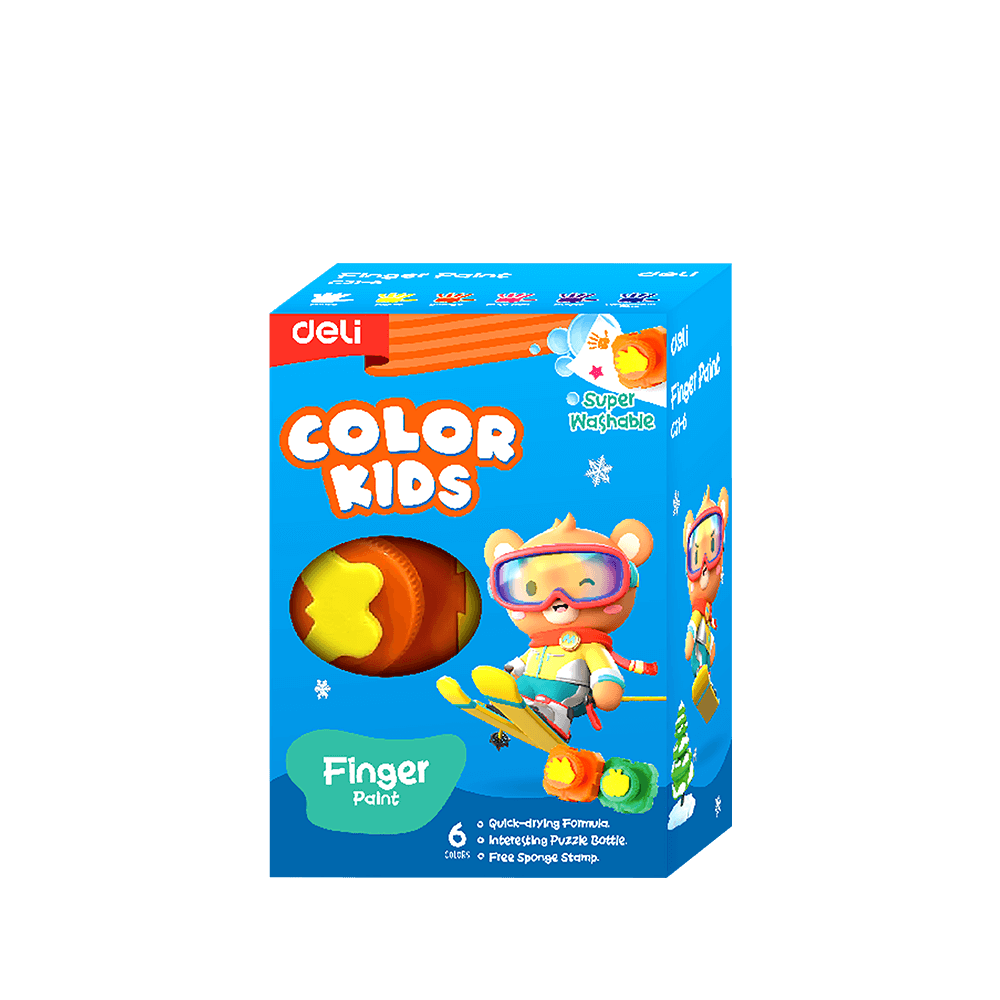 DELI ΔΑΚΤΥΛΟΜΠΟΓΙΕΣ ΜΕ ΣΦΡΑΓΙΔΕΣ 6 ΧΡΩΜΑΤΑ 18ml COLOR KIDS