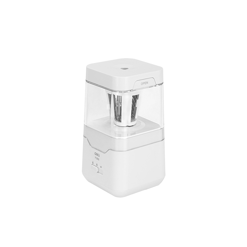 DELI ΞΥΣΤΡΑ ΕΠΙΤΡΑΠΕΖΙΑ ΜΠΑΤΑΡΙΑΣ/USB Φ6.9-8mm 76x76x157mm ΛΕΥΚΗ