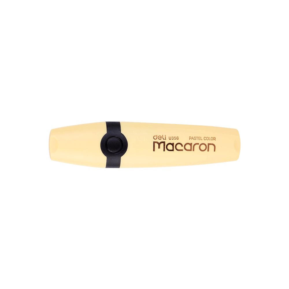 DELI ΜΑΡΚΑΔΟΡΟΣ ΥΠΟΓΓΡΑΜΜΙΣΗΣ ΠΛΑΚΕ 1-5mm MACARON ΚΙΤΡΙΝΟ 12 ΤΕΜΑΧΙΑ