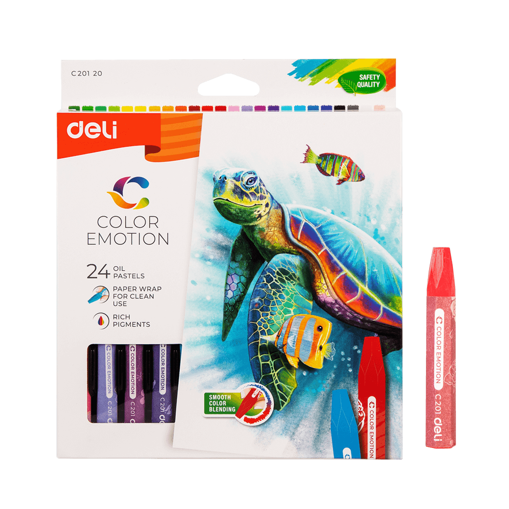 DELI ΛΑΔΟΠΑΣΤΕΛ 24 ΧΡΩΜΑΤΑ COLOR EMOTION 24 ΤΕΜΑΧΙΑ