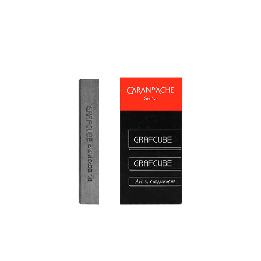 CARAN D'ACHE ΚΑΡΒΟΥΝΟ ΖΩΓΡΑΦΙΚΗΣ ΠΛΑΚΕ 15mm 9B GRAPHITE GRAFCUBE