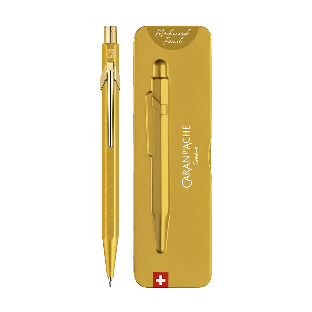 CARAN D' ACHE ΜΟΛΥΒΙ ΜΗΧΑΝΙΚΟ 0.7mm PREMIUM GOLDBAR