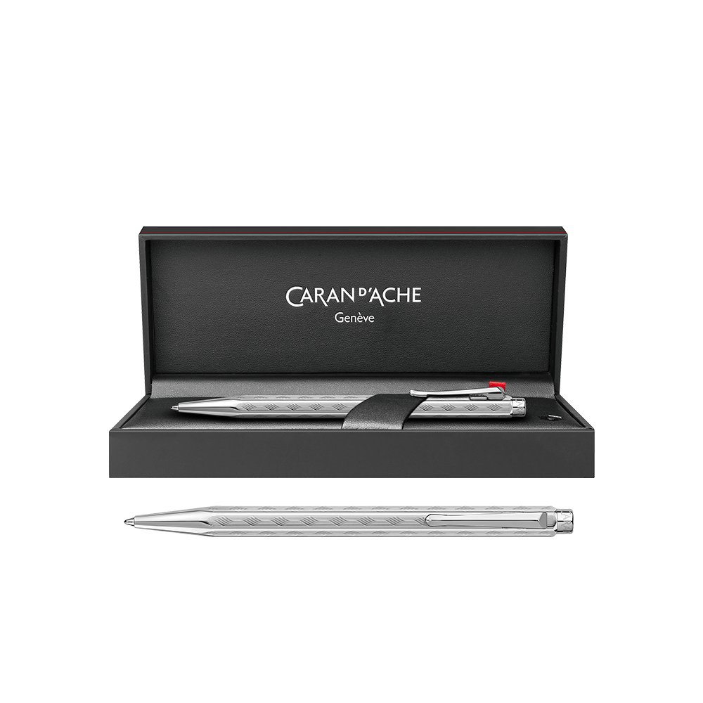 CARAN D'ACHE ΣΤΥΛΟ BALLPOINT ΠΛΑΤΙΝΑ LTD 2024 ECRIDOR TRESSE