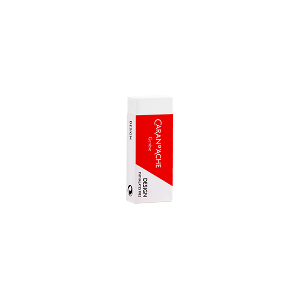 CARAN D'ACHE ΓΟΜΑ 60x25x13mm DESIGN ΛΕΥΚΟ 20 ΤΕΜΑΧΙΑ