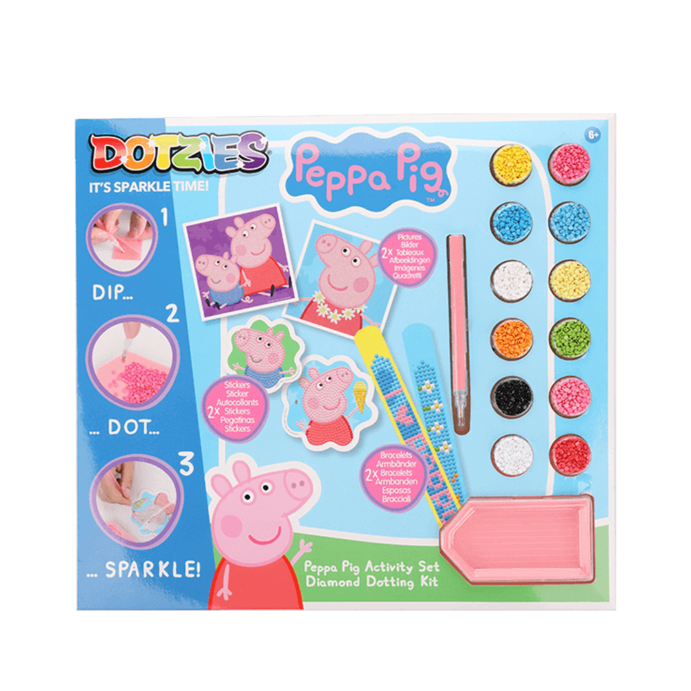 DIAMOND DOTZ ΣΕΤ ΔΗΜΙΟΥΡΓΙΑΣ ΨΗΦΙΔΩΤΟ DOTZIES PEPPA PIG