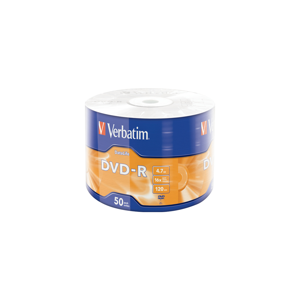 VERBATIM DVD-R 4.7GB 16X 50 ΤΕΜΑΧΙΑ