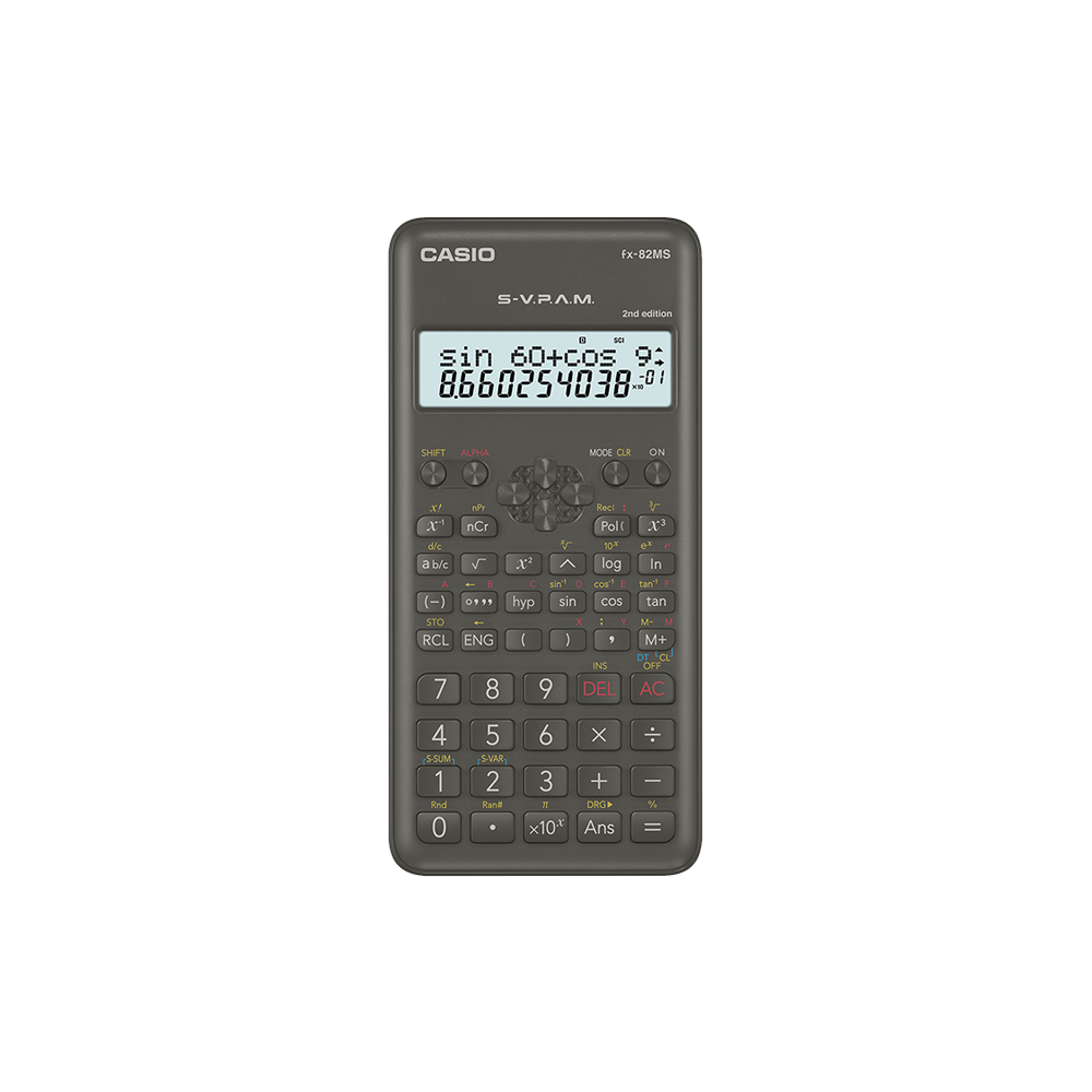 CASIO ΑΡΙΘΜΟΜΗΧΑΝΗ ΕΠΙΣΤΗΜΟΝΙΚΗ 240 ΛΕΙΤΟΥΡΓΙΕΣ 15.7x8.5cm FX-82MS