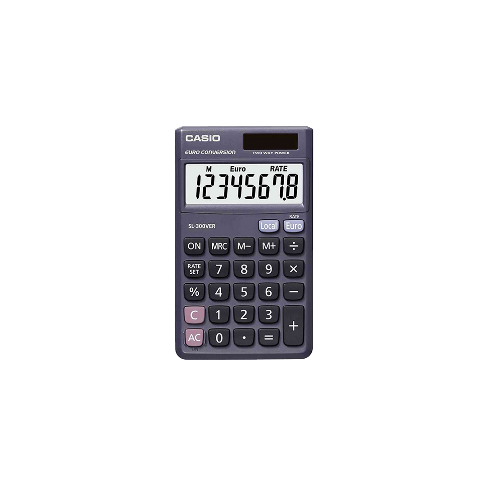 CASIO ΑΡΙΘΜΟΜΗΧΑΝΗ 8 ΨΗΦΙΩΝ 11.85x7cm SL-300VER