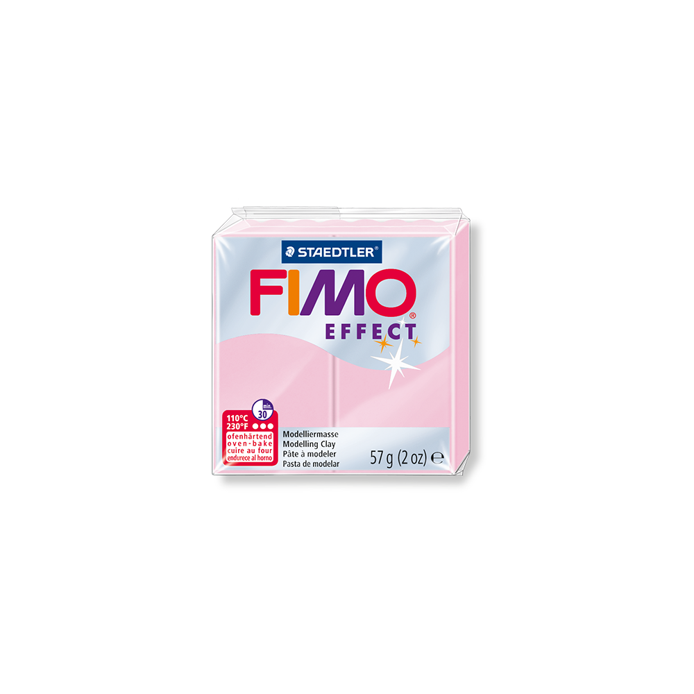 STAEDTLER ΠΗΛΟΣ 6 x 57gr FIMO EFFECT PASTEL LIGHT PINK