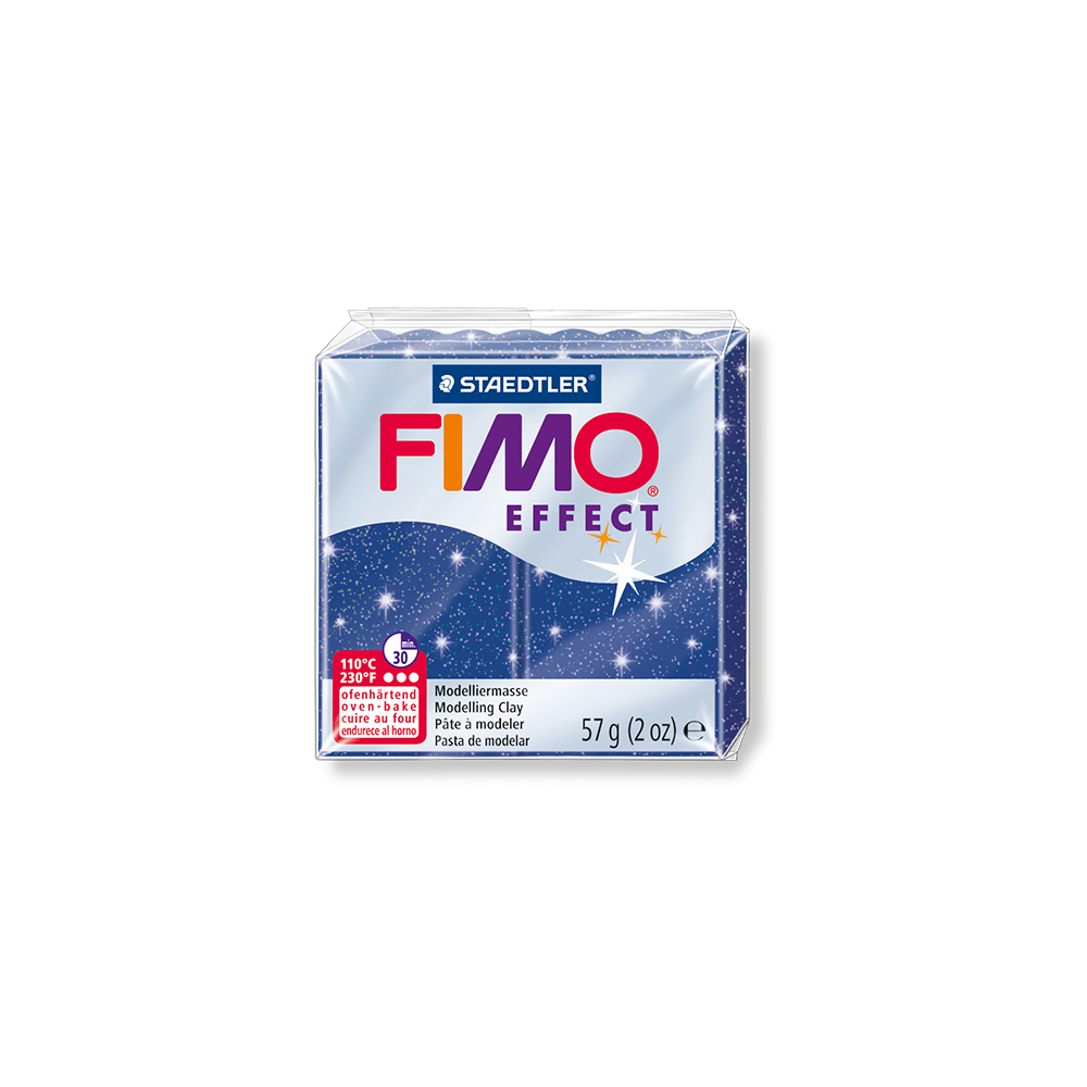 STAEDTLER 6 x 57gr FIMO EFFECT GLITTER BLUE