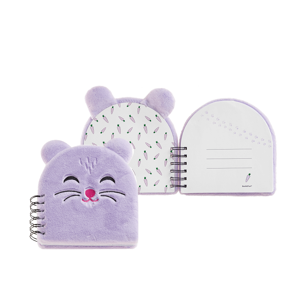 MIQUELRIUS ΣΗΜΕΙΩΜΑΤΑΡΙΟ ΡΙΓΕ ΣΠΙΡΑΛ 80 ΦΥΛΛΑ 16x16cm 80gr B2FUN FLUFFY HAMSTER