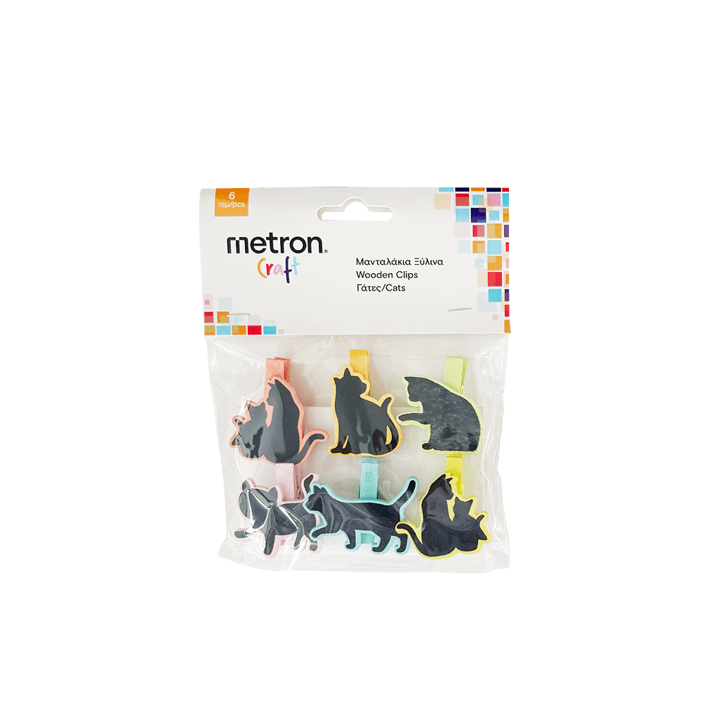 METRON CRAFT ΜΑΝΤΑΛΑΚΙΑ ΞΥΛΙΝΑ BLISTER ΓΑΤΕΣ