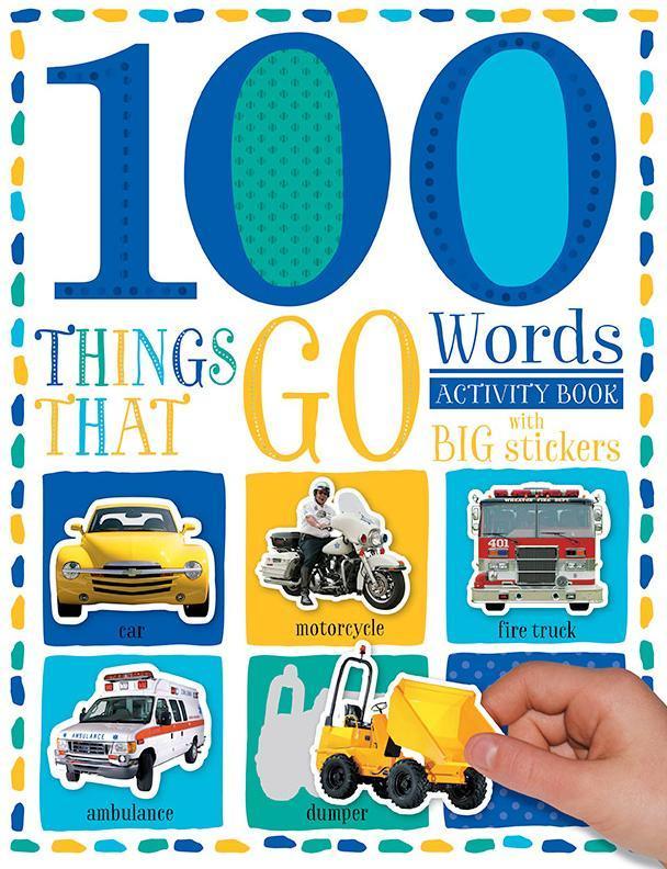 100 WORDS STICKER ACTIVITY - THINGS THAT GO