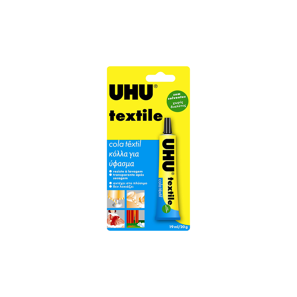 UHU ΚΟΛΛΑ TEXTILE 19ml