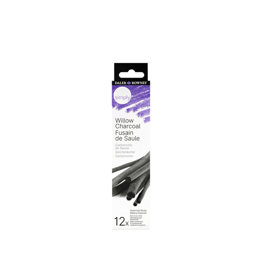 DALER ROWNEY ΚΑΡΒΟΥΝΟ ΨΙΧΑ ΔΙΑΦΟΡΑ ΜΕΓΕΘΗ SIMPLY 12 ΤΕΜΑΧΙΑ