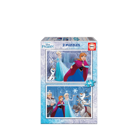 EDUCA ΠΑΖΛ 4+ 48 ΚΟΜΜΑΤΙΑ 2 ΣΧΕΔΙΑ 31.6x21.7x4.6cm FROZEN