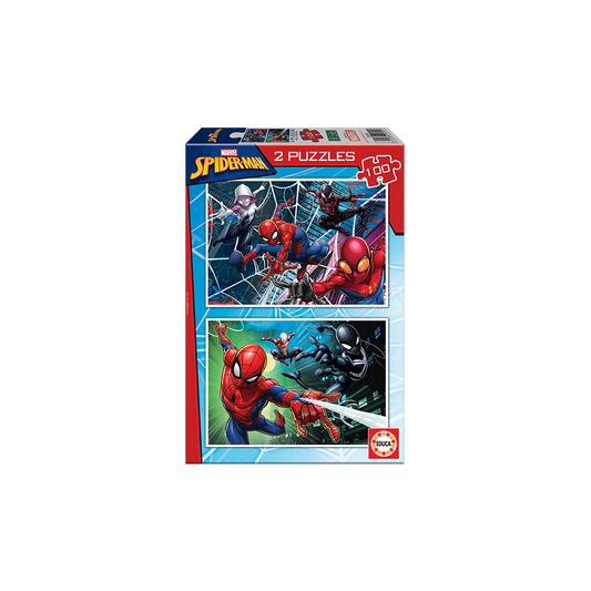 EDUCA ΠΑΖΛ 2x100 ΚΟΜΜΑΤΙΑ SPIDERMAN