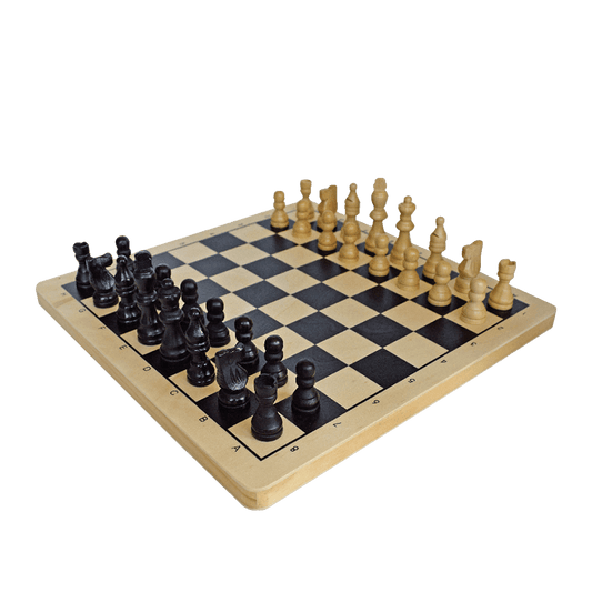 ΠΑΙΧΝΙΔΙ ΣΚΑΚΙ ΜΕ ΠΙΟΝΙΑ ΞΥΛΙΝΟ 29.5x29.5x4.5cm