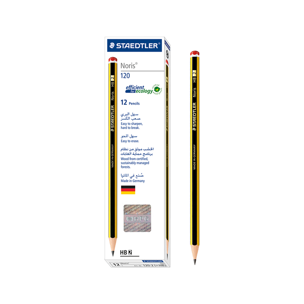 STAEDTLER ΜΟΛΥΒΙ NORIS 120 Νο2 ΗΒ 12 ΤΕΜΑΧΙΑ