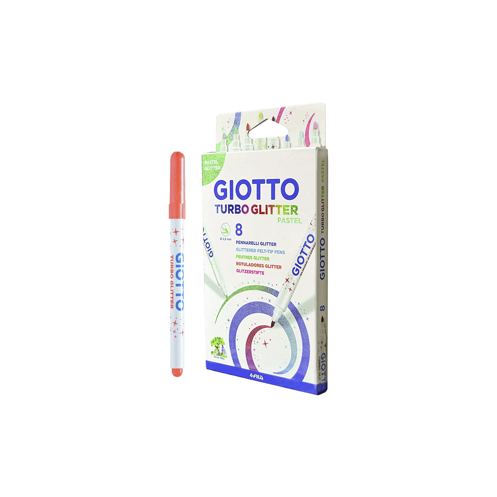 GIOTTO ΜΑΡΚΑΔΟΡΟΙ TURBO GLITTER 3+ 8 TEMAXIA