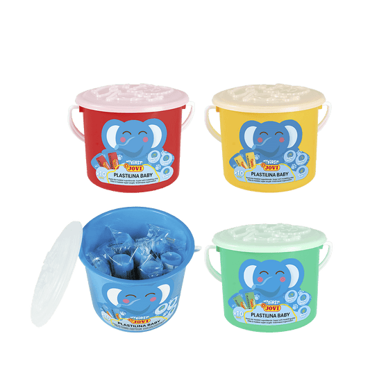 JOVI ΠΛΑΣΤΕΛΙΝΗ BABY 1+ ΚΟΥΤΙ 4 ΧΡΩΜΑΤΑ x 10 ΤΕΜΑΧΙΑ 38gr