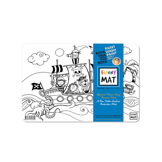 AKADEMI ΣΟΥΠΛΑ ΕΠΙΦΑΝΕΙΑ ΖΩΓΡΑΦΙΚΗΣ ΠΕΙΡΑΤΕΣ 25x35cm FUNNY MAT