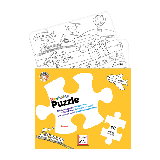 AKADEMI ΠΑΖΛ ΕΠΙΦΑΝΕΙΑ ΖΩΓΡΑΦΙΚΗΣ ΟΧΗΜΑΤΑ 30x40cm FUNNY PUZZLE