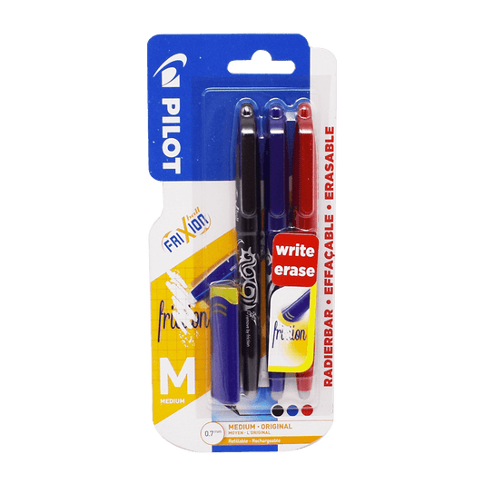 PILOT ΣΤΥΛΟ FRIXION BALL 0.7mm MEDIUM 3Τ & 1 ΓΟΜΑ 4 ΤΕΜΑΧΙΑ