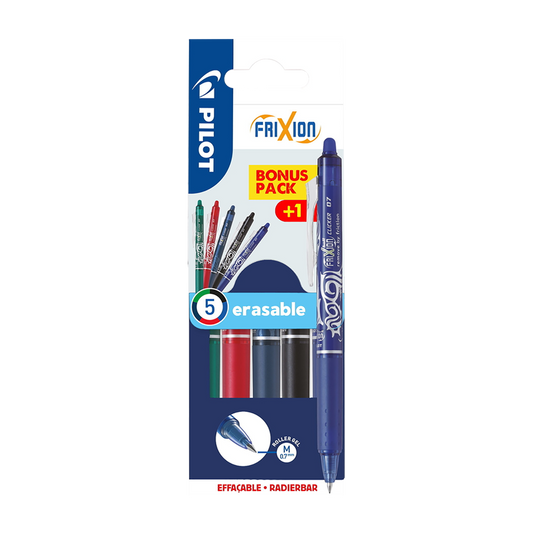 PILOT ΣΤΥΛΟ FRIXION CLICKER 0.7mm 5 TEMAXIA