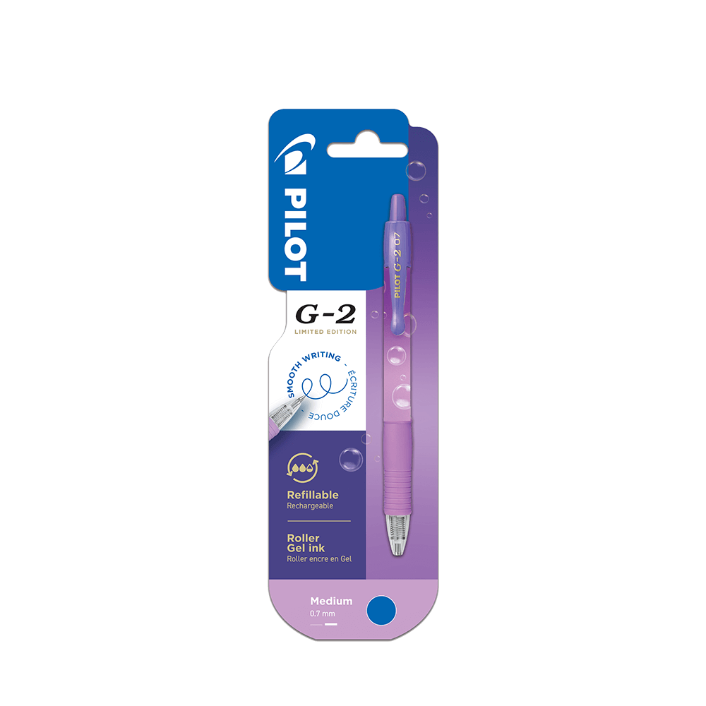 PILOT ΣΤΥΛΟ G-2 ΜΠΛΕ ΜΕΛ.BLISTER 0.7mm G-2 BUBBLE BLI449003 ΜΩΒ
