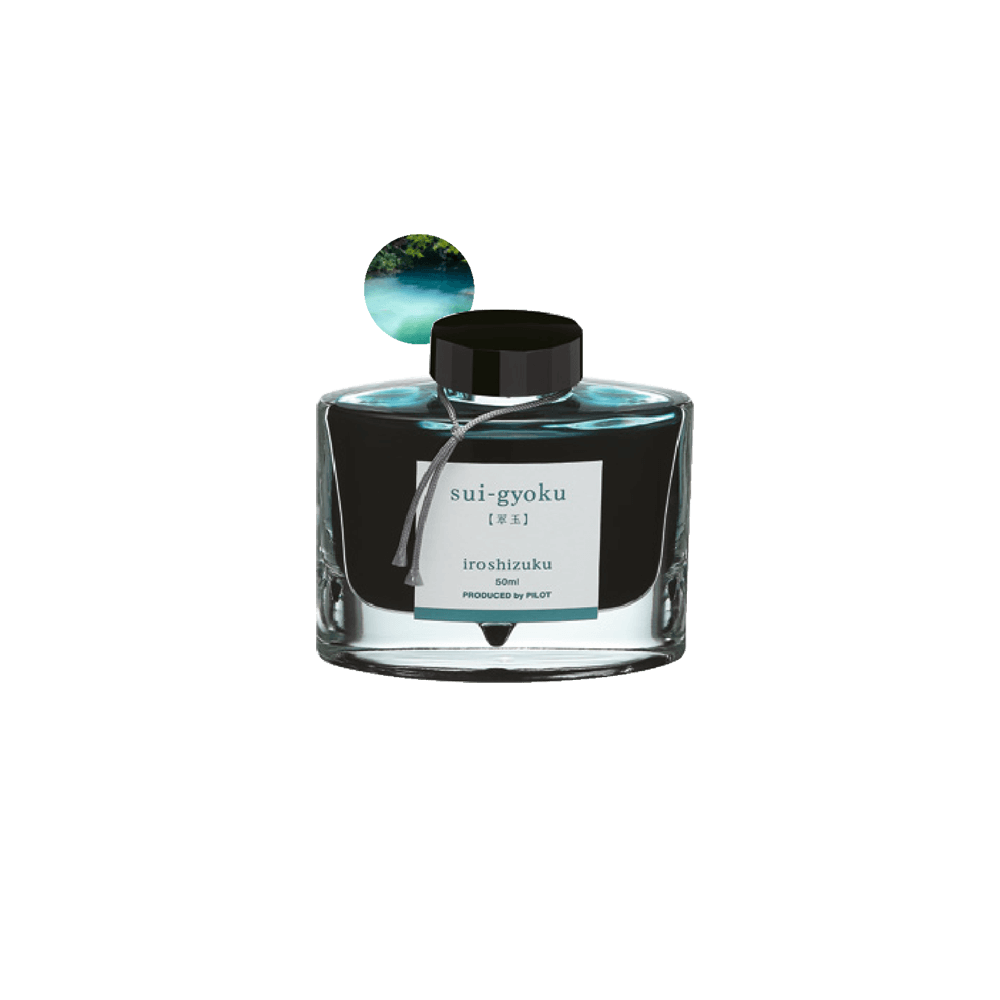 PILOT FINE WRITING ΜΕΛΑΝΙ ΠΕΝΑΣ ΠΡΑΣΙΝΟ IROSHIZUKU 50cc SUI-GYOKU EMERALD GREEN
