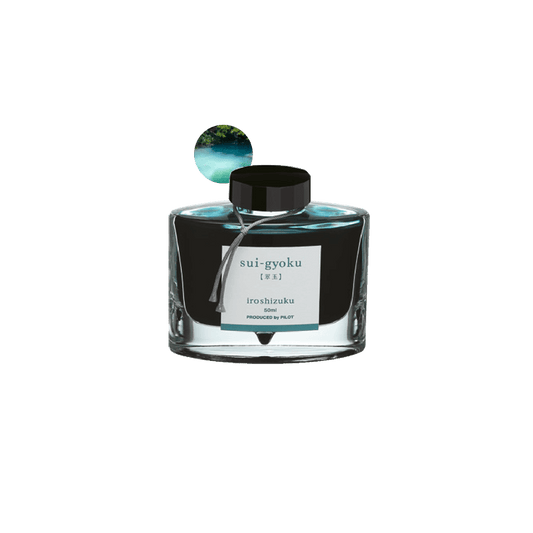 PILOT FINE WRITING ΜΕΛΑΝΙ ΠΕΝΑΣ ΠΡΑΣΙΝΟ IROSHIZUKU 50cc SUI-GYOKU EMERALD GREEN