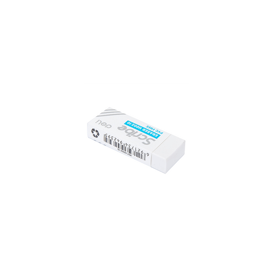 DELI ΓΟΜΑ 54x20x10mm SCRIBE ΛΕΥΚΗ 20 ΤΕΜΑΧΙΑ