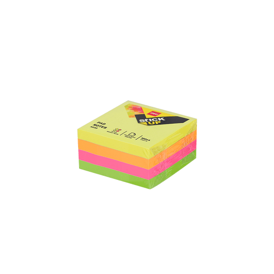 DELI ΚΥΒΟΣ ΑΥΤΟΚΟΛΛΗΤΟΣ 400 ΦΥΛΛΑ 51x51mm NEON 4 ΧΡΩΜΑΤΑ