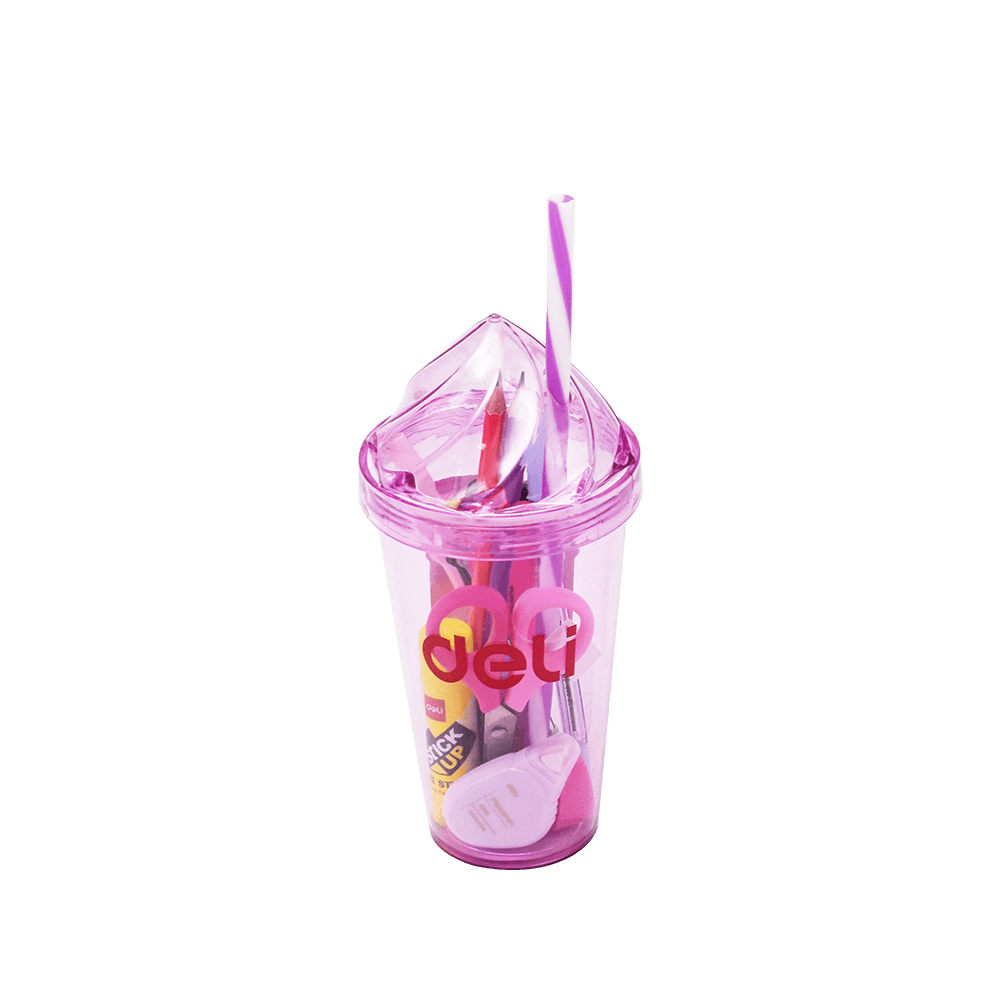 DELI ΠΟΤΗΡΙ ΓΕΜ. ΠΛΑΣΤ. 10Τ BACK TO SCHOOL 095388 ΡΟΖ 15Τ
