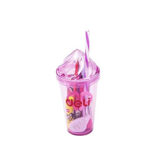 DELI ΠΟΤΗΡΙ ΓΕΜ. ΠΛΑΣΤ. 10Τ BACK TO SCHOOL 095388 ΡΟΖ 15Τ