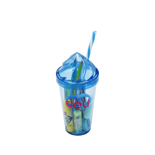 DELI ΠΟΤΗΡΙ ΓΕΜ. ΠΛΑΣΤ. 10Τ BACK TO SCHOOL 095395 ΜΠΛΕ 15Τ