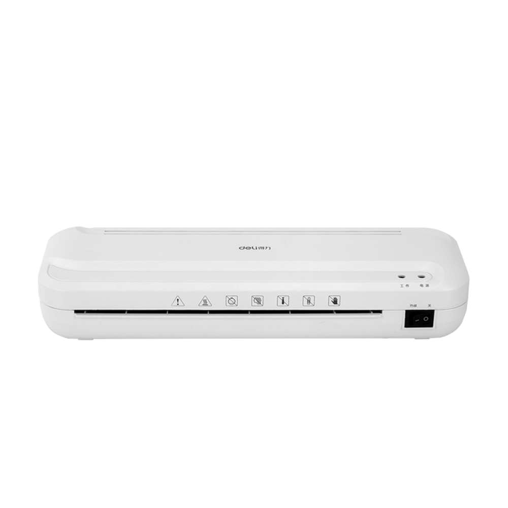 DELI ΜΗΧΑΝΗ ΠΛΑΣΤΙΚΟΠΟΙΗΣΗΣ Α4 33x10.8x6cm 70-100micron 220mm/min ΛΕΥΚΗ