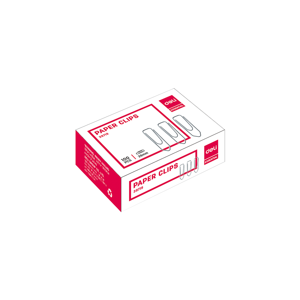 DELI ΣΥΝΔΕΤΗΡΕΣ Νο3 ΑΤΣΑΛΙ 100Τ. 28mm ESSENTIAL 10 ΤΕΜΑΧΙΑ