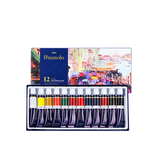 DELI ΧΡΩΜΑ ΑΚΟΥΑΡΕΛΑΣ 12x12ml FINENOLO