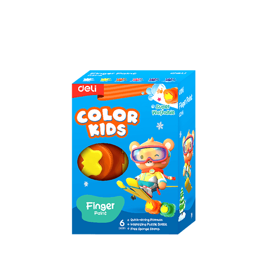 DELI ΔΑΚΤΥΛΟΜΠΟΓΙΕΣ ΣΦΡΑΓΙΔΑ 6 ΧΡΩΜΑΤΑ 18ml COLOR KIDS