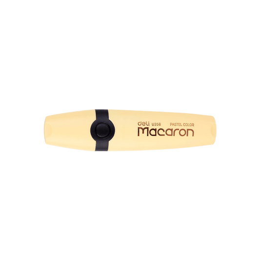 DELI ΜΑΡΚΑΔΟΡΟΣ ΥΠΟΓΓΡΑΜΜΙΣΗΣ ΠΛΑΚΕ 1-5mm MACARON ΚΙΤΡΙΝΟ 12 ΤΕΜΑΧΙΑ