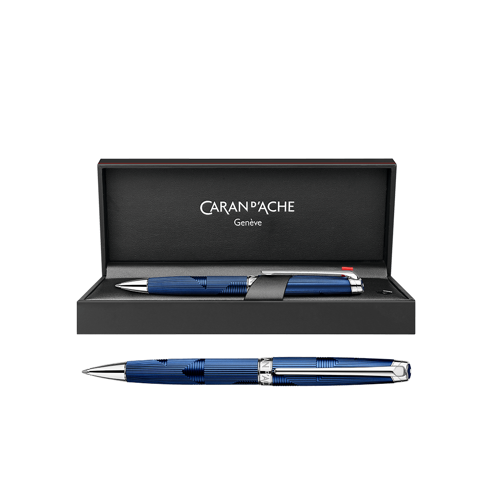 CARAN D'ACHE ΣΤΥΛΟ BALLPOINT LEMAN BLEU MARIN ΜΠΛΕ