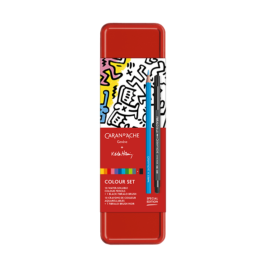 CARAN D'ACHE COLOR ΣΕΤ 11 ΧΡΩΜΑΤΑ KEITH HARING XMAS