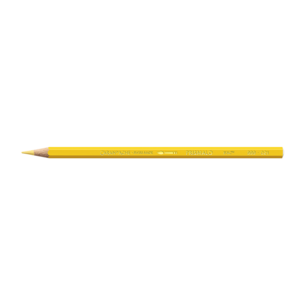 CARAN D' ACHE ΚΡΑΙΓΙΟΝ ΑΚΟΥΑΡΕΛΑΣ Φ2.95mm PRISMALO NAPLES ΚΙΤΡΙΝΟ 3 ΤΕΜΑΧΙΑ