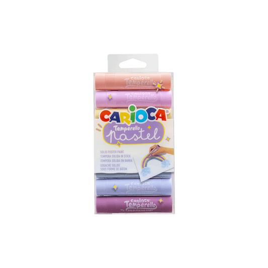 CARIOCA ΤΕΜΠΕΡΑ ΣΤΙΚ WASHABLE 8 ΧΡΩΜΑΤΑ ΠΑΣΤΕΛ 8 ΤΕΜΑΧΙΑ