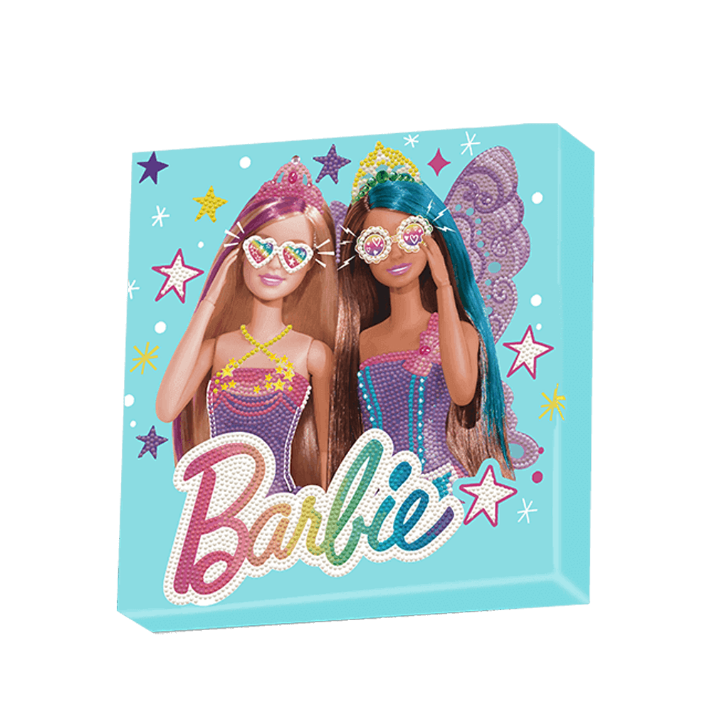 DIAMOND DOTZ ΚΑΤΑΣΚΕΥΗ ΨΗΦΙΔΩΤΟ BOX 28x28cm DOTZBOX BARBIE